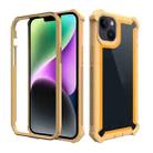 For iPhone 14 Shockproof Space Phone Case (Gold) - 1