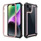 For iPhone 14 Shockproof Space Phone Case (Rose Gold) - 1