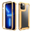 For iPhone 13 Pro Shockproof Space Phone Case (Gold) - 1