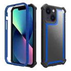 For iPhone 13 mini Shockproof Space Phone Case (Black Blue) - 1