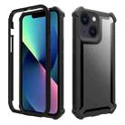 For iPhone 13 mini Shockproof Space Phone Case (Black) - 1