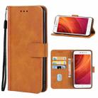 For Xiaomi Redmi Y1 Leather Phone Case(Brown) - 1