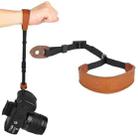 CADeN H53 Wrist Camera Strap, Size:26 x 1.5 x 2.2cm Brown - 1