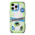 For iPhone 14 Pro ROCK InShare Travel Series PC+TPU Phone Case(Tropical Rainforest) - 1