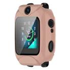 For Xplora XGO2 Tempered Glass Film PC Watch Case(Pink) - 1