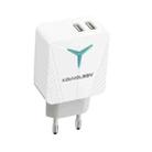 KOUVOLSEN CX-86 Dual USB Wall Travel Charger, Plug Type:EU Plug - 1