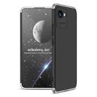 For Realme C30 / Narzo 50i Prime GKK Three Stage Splicing Full Coverage PC Phone Case(Black Silver) - 1