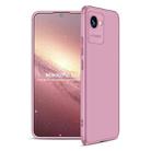 For Realme C30 / Narzo 50i Prime GKK Three Stage Splicing Full Coverage PC Phone Case(Rose Gold) - 1