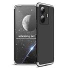 For vivo T1 Pro GKK Three Stage Splicing Full Coverage PC Phone Case(Black Silver) - 1