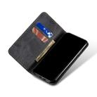 For OPPO Reno 3 5G / Reno 3 Youth Denim Texture Casual Style Horizontal Flip Leather Case with Holder & Card Slots & Wallet(Black) - 4