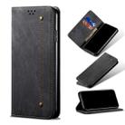 For Galaxy S20 Denim Texture Casual Style Horizontal Flip Leather Case with Holder & Card Slots & Wallet(Black) - 7