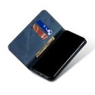 For Galaxy S20 Denim Texture Casual Style Horizontal Flip Leather Case with Holder & Card Slots & Wallet(Blue) - 5