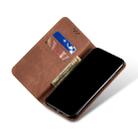 For Galaxy S20 Denim Texture Casual Style Horizontal Flip Leather Case with Holder & Card Slots & Wallet(Brown) - 5