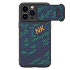 For iPhone 13 Pro Max NILLKIN 3D Lens Sliding Camera Embossed Design Phone Case - 1