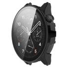 For Xiaomi Watch S1 Pro Tempered Glass Film PC Watch Case(Black) - 1