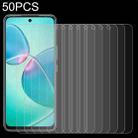 50 PCS 0.26mm 9H 2.5D Tempered Glass Film For Infinix Hot 12 Play NFC - 1