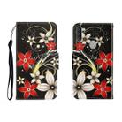 For Galaxy M11 Colored Drawing Horizontal Flip Leather Case with Holder & Card Slot & Wallet(Safflower) - 1