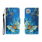 For Huawei P40 Lite Colored Drawing Horizontal Flip Leather Case with Holder & Card Slot & Wallet(Jade Butterfly) - 1