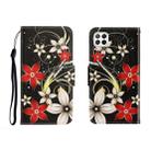 For Huawei P40 Lite Colored Drawing Horizontal Flip Leather Case with Holder & Card Slot & Wallet(Safflower) - 1