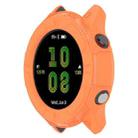 For Garmin Forerunner 255S TPU Armor Hollow Protective Case(Orange) - 1