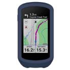 For Garmin Edge Explore 2 Stopwatch Silicone Protective Case(Midnight Blue) - 1