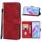 For Honor X40 Leather Phone Case(Red) - 1
