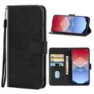 For OPPO K10x Leather Phone Case(Black) - 1