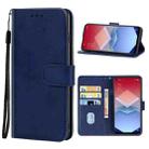 For OPPO K10x Leather Phone Case(Blue) - 1