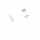 For Realme Watch 3 Magnetic Cradle Charger USB Charging Cable, Lenght: 1m(White) - 1