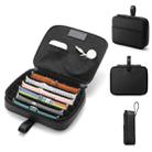 Multifunction Watch Strap Data Cable Slots Storage Bag(Black) - 1