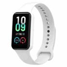 For Amazfit Band 7 Silicone Watch Band(White) - 1