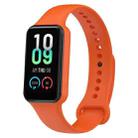 For Amazfit Band 7 Silicone Watch Band(Orange) - 1