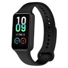 For Amazfit Band 7 Silicone Watch Band(Black) - 1