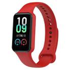 For Amazfit Band 7 Silicone Watch Band(Red) - 1