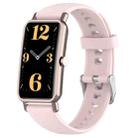 For Huawei Watch Fit Mini 16mm Silicone Watch Band(Light Pink) - 1