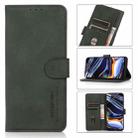 For Motorola Edge 2022 KHAZNEH Matte Texture Leather Phone Case(Green) - 1