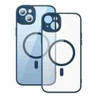 For iPhone 14 Plus Baseus Frame Series Magnetic Phone Case (Blue) - 1