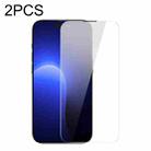 For iPhone 14 Pro 2pcs Baseus 0.3mm All-glass SuperCeramic Tempered Glass Film - 1