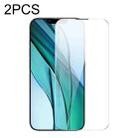 For iPhone 14 Plus / 13 Pro Max Baseus 2pcs 0.3mm All-glass SuperCeramic Tempered Glass Film - 1