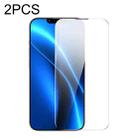 For iPhone 14 / 13 / 13 Pro 2pcs Baseus 0.3mm Crystal Explosion-proof Tempered Glass Film - 1