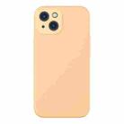 For iPhone 14 Baseus Liquid Silica Gel Magnetic Phone Case (Orange) - 1