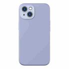 For iPhone 14 Baseus Liquid Silica Gel Magnetic Phone Case (Lavender Purple) - 1