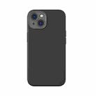 For iPhone 14 Plus Baseus Liquid Silica Gel Magnetic Phone Case (Black) - 1