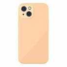 For iPhone 14 Plus Baseus Liquid Silica Gel Magnetic Phone Case (Orange) - 1