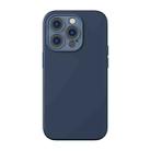 For iPhone 14 Pro Max Baseus Liquid Silica Gel Magnetic Phone Case (Blue) - 1