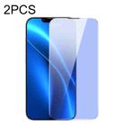For iPhone 14 / 13 / 13 Pro 2pcs Baseus 0.3mm Crystal Explosion-proof Anti Blue-ray Tempered Glass Film - 1
