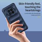 For Huawei Mate 50 Pro Magic Shield TPU + Flannel Phone Case(Dark Grey) - 5