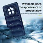 For Huawei Mate 50 Pro Magic Shield TPU + Flannel Phone Case(Dark Grey) - 8