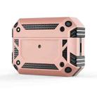 Armor Four-corner Shockproof Earphone Protective Cover For AirPods Pro 2(Rose Gold) - 1