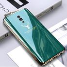 For OPPO Reno GKK PC + Solid Color Plating Protective Case(Green) - 1